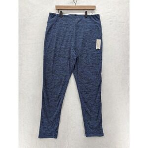 ClimateRight By Cuddl Duds Leggings Womens XL Blue Denim Microfleece Thermal